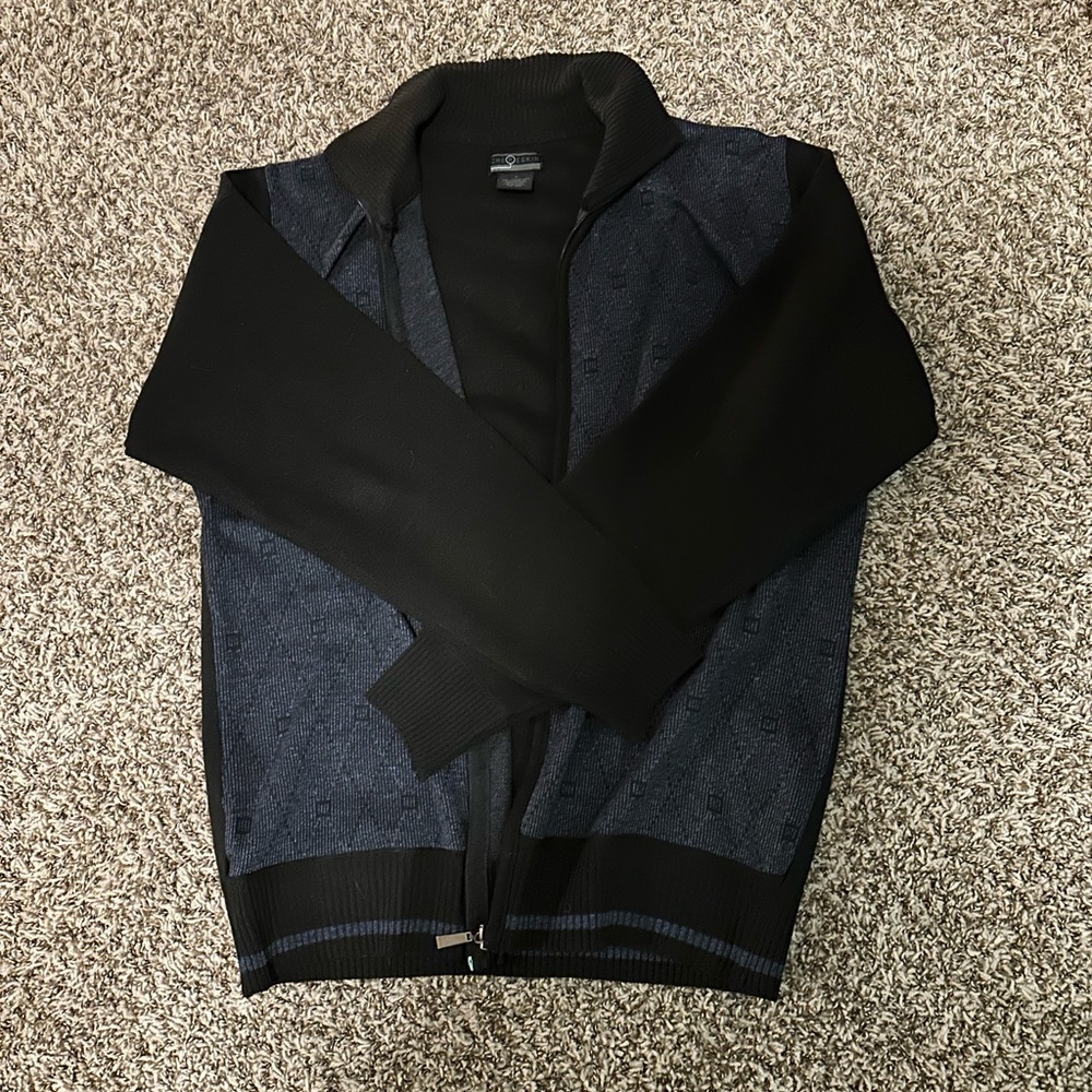 Chereskin zip up knit sweater